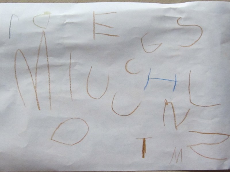 15-16 forskellige bogstaver