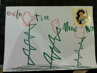 Roser med torne. Because you like the roses that Daddy gave you, Mummy