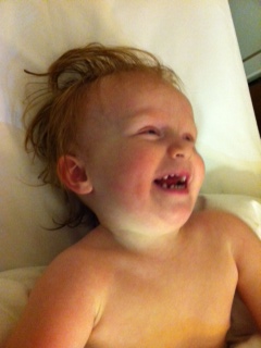 Hugtænderne - i et glad øjeblik