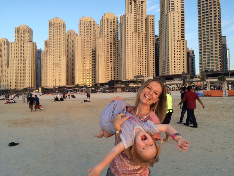 Dubai Marina - Tine og Mille 2