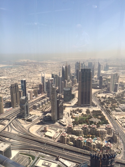 Udsigt mod nord ad Sheikh Zayed Road