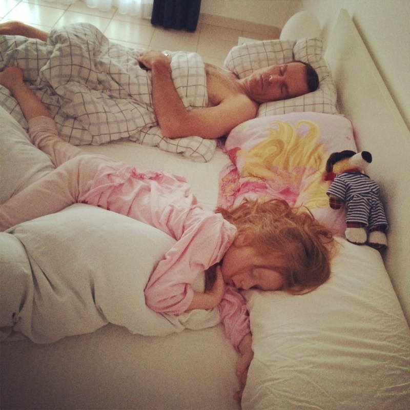 Det syge barn i morges kl. 6