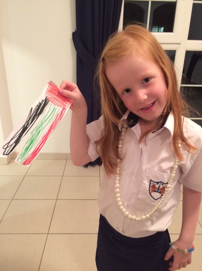 UAE's flag, ifølge Cille