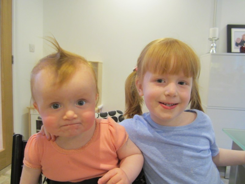 To skøre og glade piger